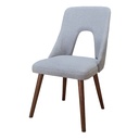SILLA DE COMEDOR AC4430SC# WALNUT 77455# TELA SL-04#