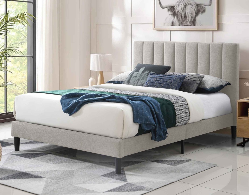 CAMA FULL 1.37X1.9M BBT61197.12# D125# GRIS CLARO