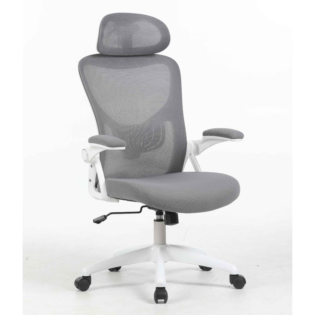 SILLA OFICINA W-227BC# RESP MALLA/GRIS LFJF295-17# TELA GRIS LFYH-10 C/BRAZO