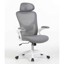 SILLA OFICINA W-227BC# RESP MALLA/GRIS LFJF295-17# TELA GRIS LFYH-10 C/BRAZO