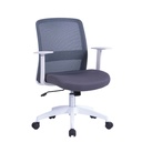 SILLA OFICINA X-18B-3# RESP MALLA/GRIS LFJF295-17# TELA GRIS LFYH-10 C/BRAZO
