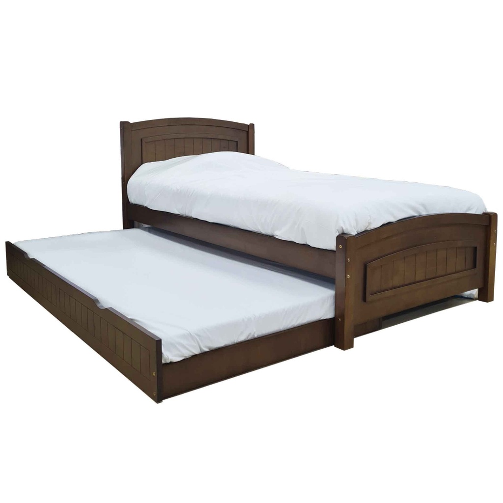 CAMA AUXILIAR/TWIN 1.00X1.90M J109-SB# WALNUT CON CAMA NIDO