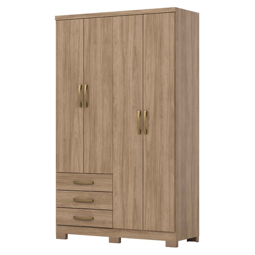 CLOSET ACAI# DA133-198# JEQUITIBA BRILLO 3PUERTAS 91X47X180CM