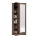 ZAPATERA DUETTO# D182-130#179X38X69CM CASTANHO