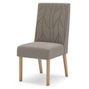 SILLA DE COMEDOR ELOA# S34-510# MARRON/ALMENDRA