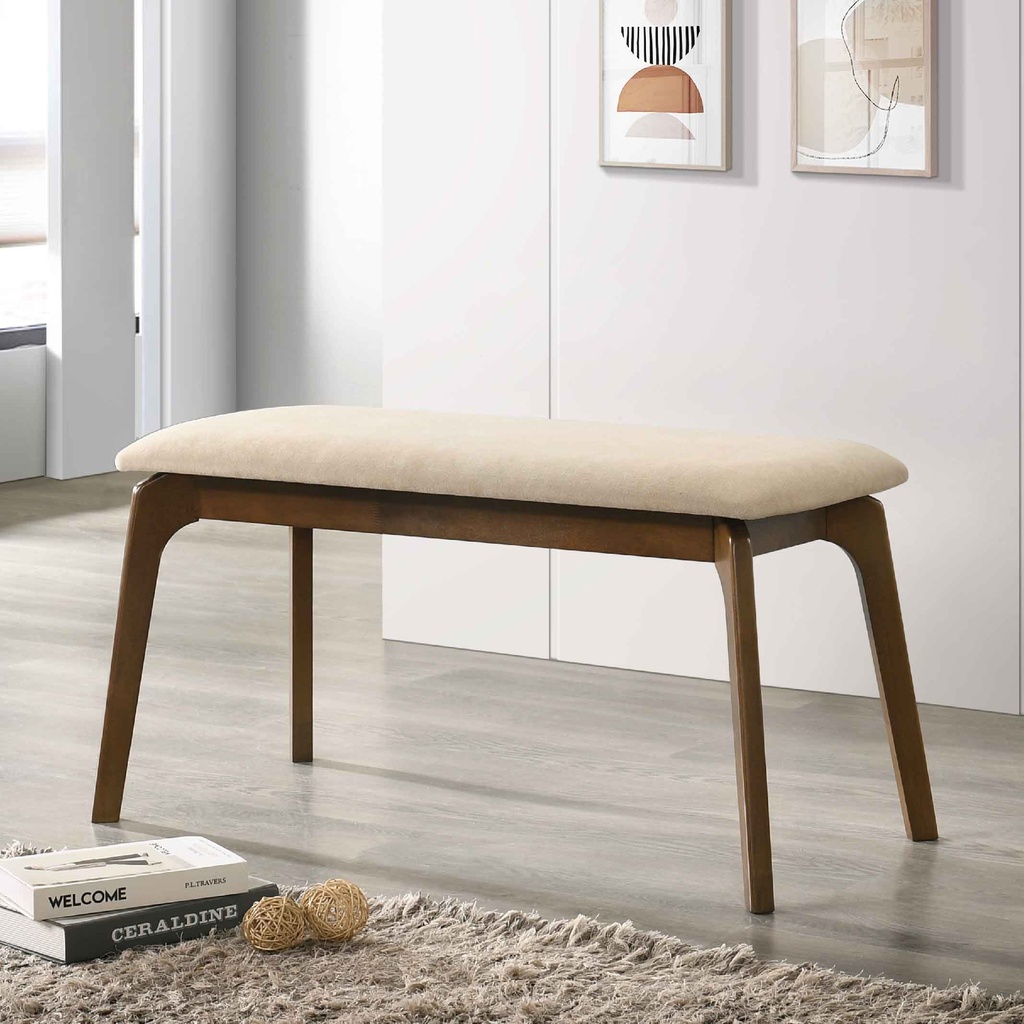 BANQUETA BW21-02B# CAPPUCCINO TELA 227-1WP#100X40X75CM 