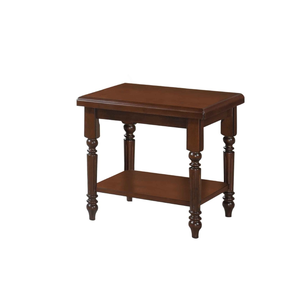 MESITA ESQUINERA AC4144END# COLOR 39195 DARK CHERRY# CUADRADA 45X45X47CM 