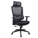SILLA OFICINA B-3000H# EJEC MALLA NEGRA C/CABEZAL ESTRELLA