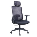 SILLA OFICINA SK-6022H# EJEC MALLA NEGRA C/CABEZAL ESTRELLA