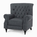 SOFA RECLINABLE TELA F9881-20# GRIS