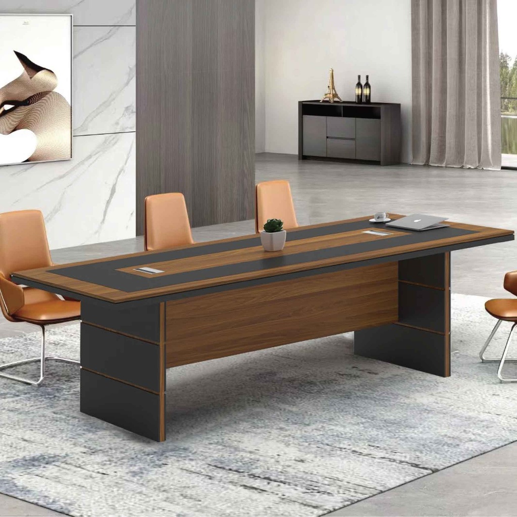 MESA DE CONFERENCIA KE-404# 240X120X76CM TP-904# GRIS   2CJ
