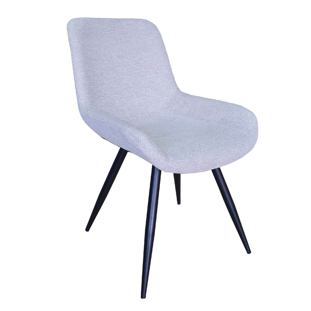 SILLA DE COMEDOR GDC2603Aa# GIRATORIA PATAS METAL NEGRO