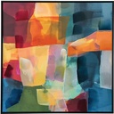 CUADRO V-P7093N-1C# 80X80CM MARCO GB056-011# NEGRO