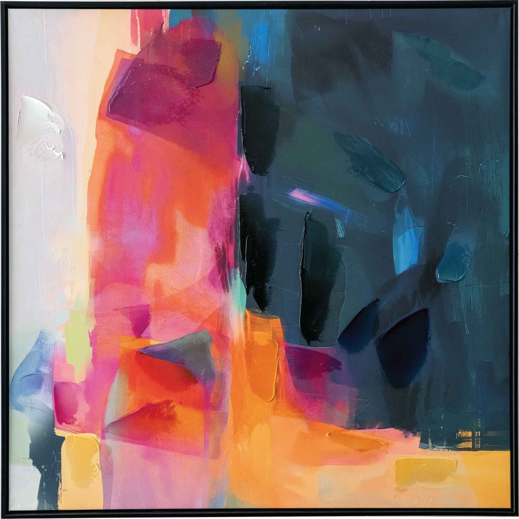 CUADRO V-P7093N-2C# 80X80CM MARCO GB056-011# NEGRO