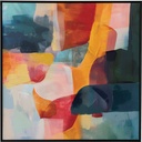 CUADRO V-P7093N-3C# 80X80CM MARCO GB056-011# NEGRO