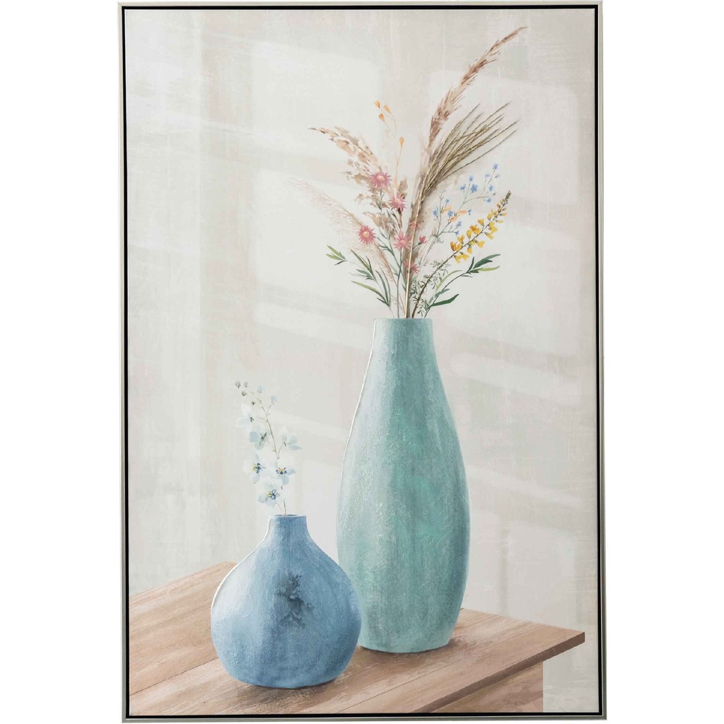 CUADRO B-P5461N-2# 120X80CM MARCO GB056-303# NEGRO/PLATEADO