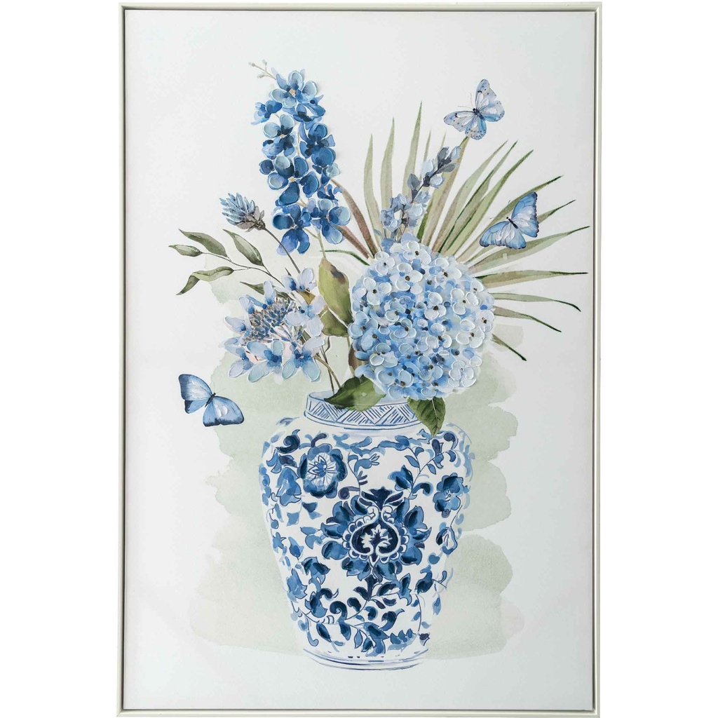 CUADRO V-P5389N-1# 120X80CM MARCO GB056-864# BLANCO