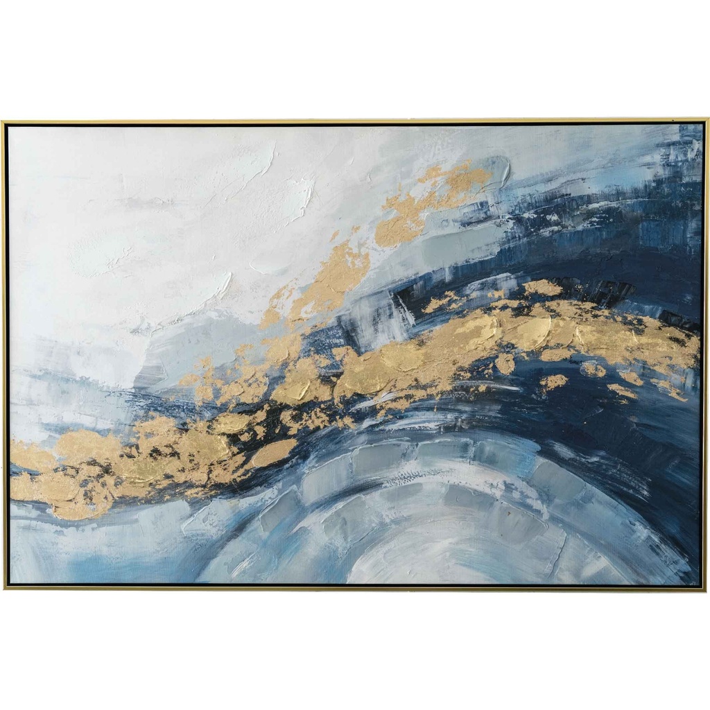 CUADRO M-P29928-5# 120X80CM MARCO GB056-2527 NEGRO/DORADO#