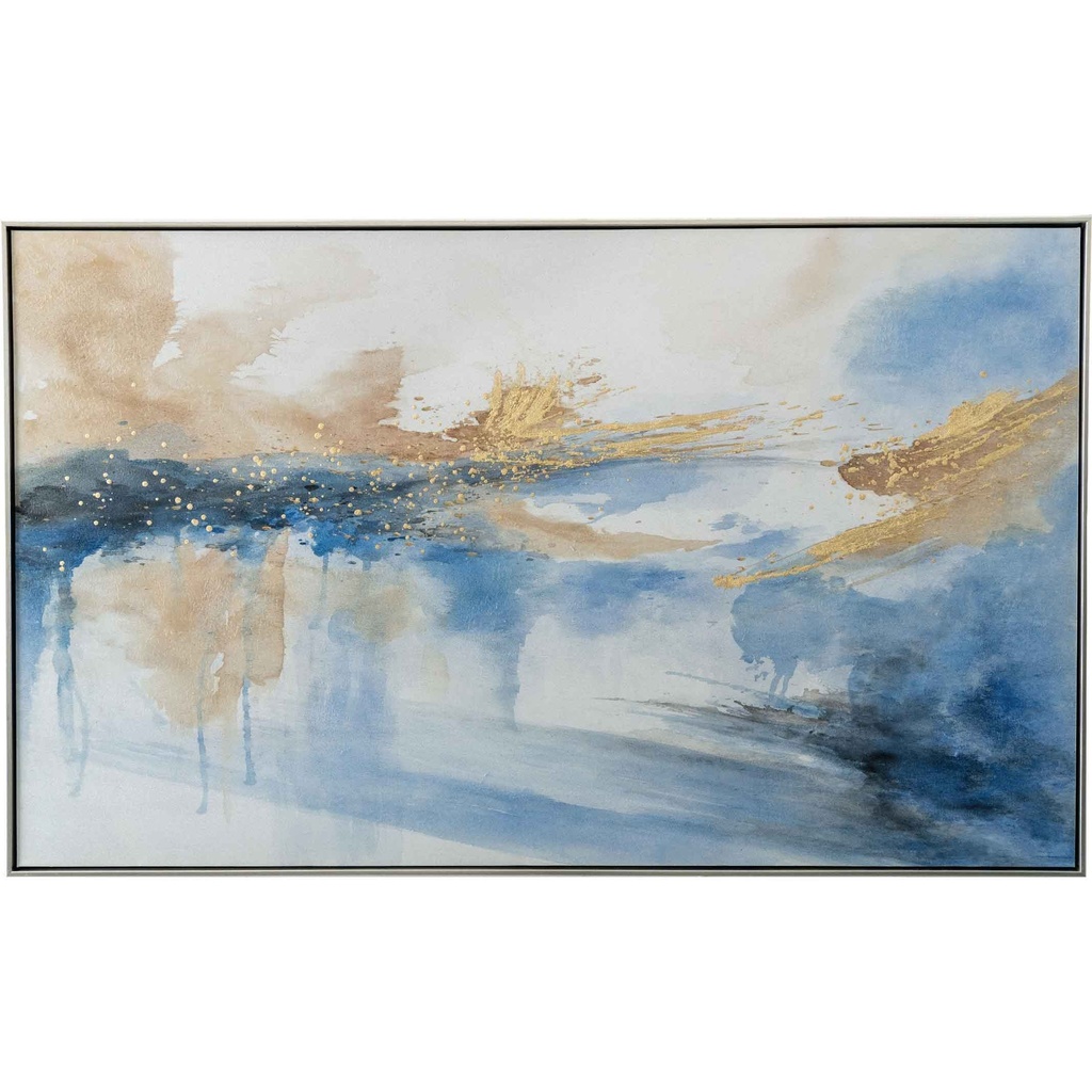 CUADRO D-P31403-1# 150X90CM MARCO GB056-017# PLATEADO