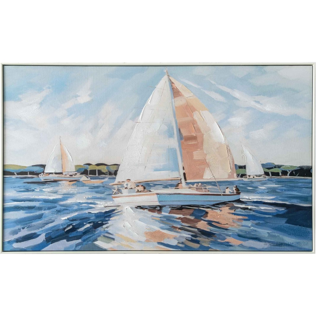 CUADRO M-P31138-3# 150X90CM MARCO GB-058-864# BLANCO