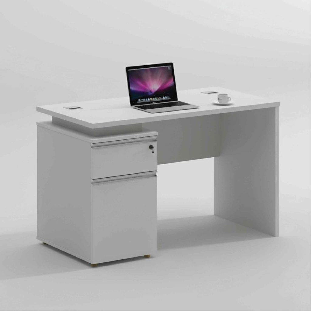 ESCRITORIO P/OFICINA A-001-1400# GRIS 140X60X75CM	 