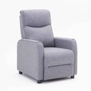 SOFA RECLINABLE TELA P1302A-51# 1PUESTO # GRIS
