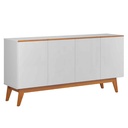BUFETERO ARES# 1185# BLANCO/NATURE 4PUERTAS 164X41X77CM