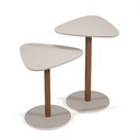 JUEGO DE MESITAS PARIS 11817# OFF WHITE/NATURE# 2PZ 71X45CM + 56X45CM 