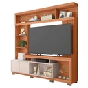 CENTRO ENTRETENIMIENTO FORMOSA 2.1# MAX TV 70" FREIJO/OFF WHITE# 210X44X207CM
