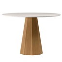 MESA COMEDOR ISIS# 965# REDONDA YPE /OFF WHITE# 117X80CM