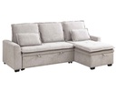SOFA CAMA TELA L* MLM-110260# COLOR XT-1 BEIGE# C/ ALMACENAJE EN CLEO 2CJ