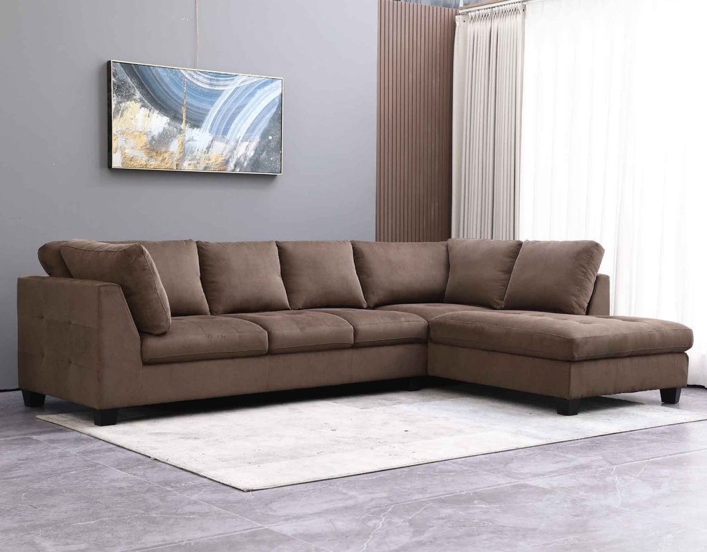 SOFA TELA L* SS5330FF63L+SH5330FF66R# BROWN-C1047# 