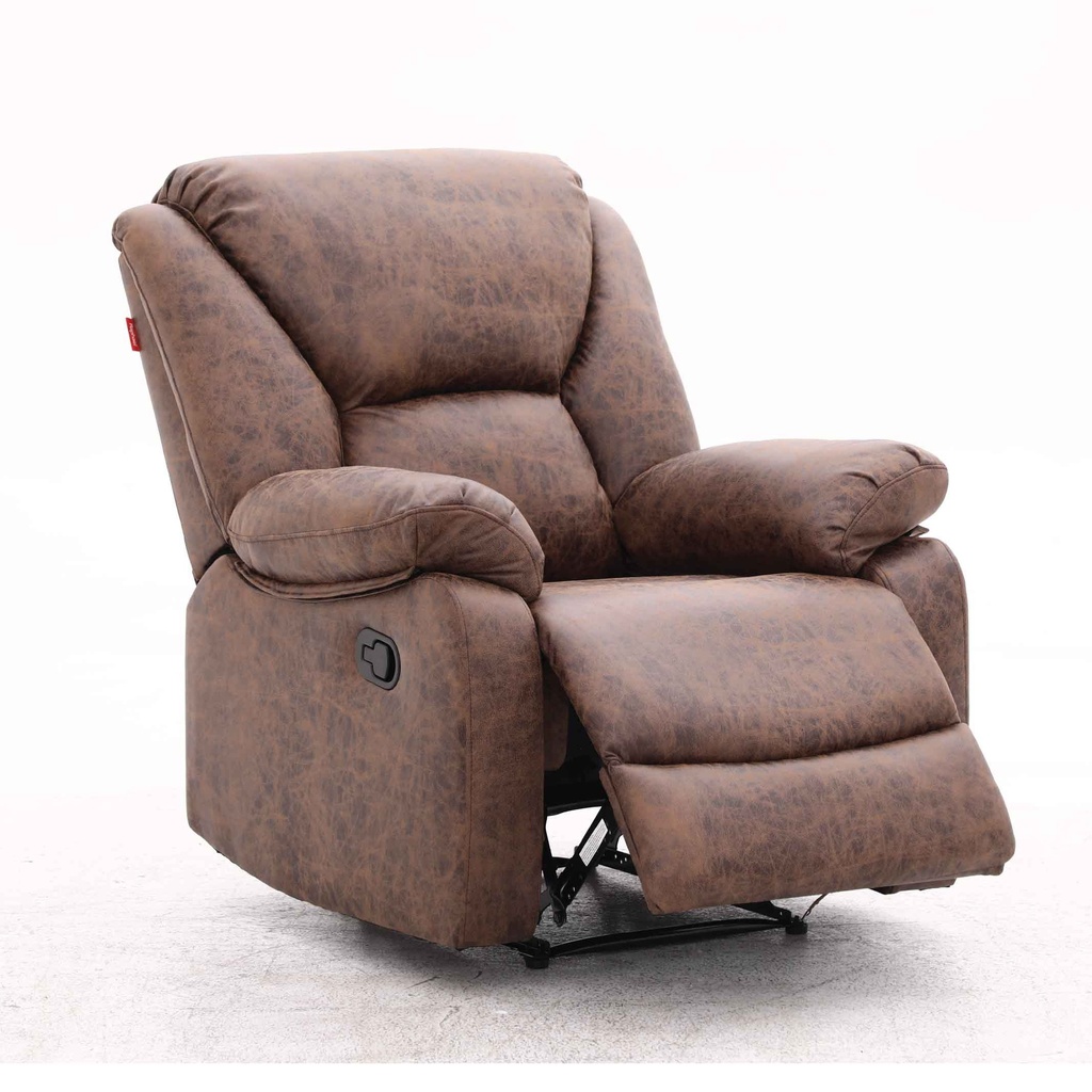 SOFA RECLINABLE TELA RR5619AF51D# 1 PUESTO BROWN-J146#