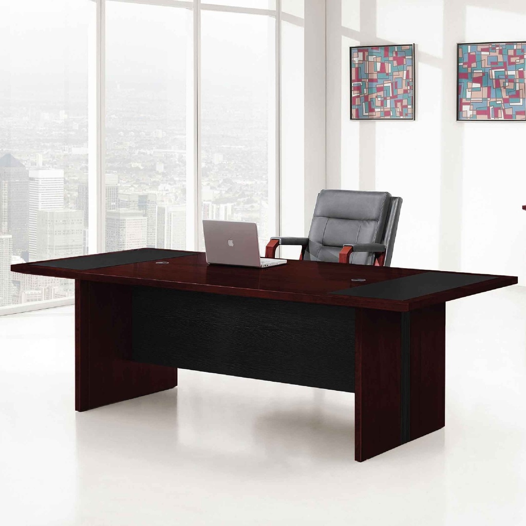 MESA DE CONFERENCIA LN-929-E# VENEER/WALNUT  P-033# 240X120X76CM