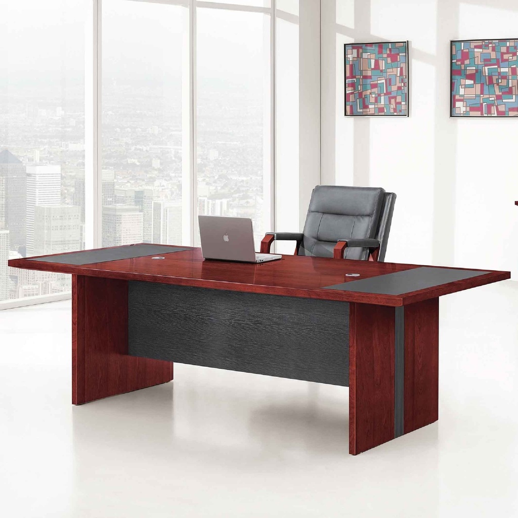 MESA DE CONFERENCIA LN-929-E# VENEER/WALNUT  P-033# 240X120X76CM
