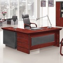 ESCRITORIO P/OFICINA LN-940# VENEER/WALNUT  P-033# 180X90X76CM+LATERAL