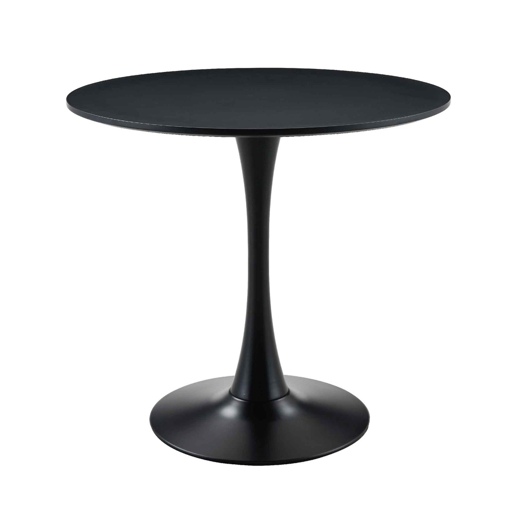MESA REDON DT-025# 80X72CM NEGRO BASE METAL
