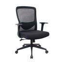 SILLA OFICINA SK-1026MN# RESP/MALLA NEGRA ASIENTO NEGRA