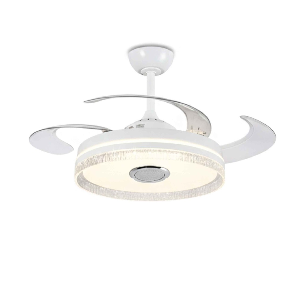 ABANICO DE TECHO CON LAMPARA 5083# LED BLUETOOTH ​