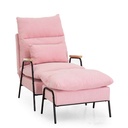 SILLA POLTRONA 839-505V00PK# PINK CORDUROY# + PIECERO