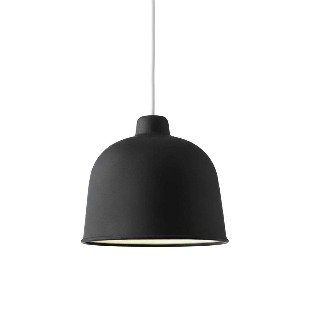 LAMPARA COLGANTE 2021/1# BK+WH20 ALUMINIO 360X300MM ROSCA 