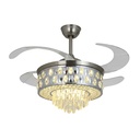 ABANICO DE TECHO CON LAMPARA 5095# LED BLUETOOTH