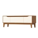 GABINETE P/TV VENETO# S310-221# CANELA/OFF-WHITE# 160X42X55CM