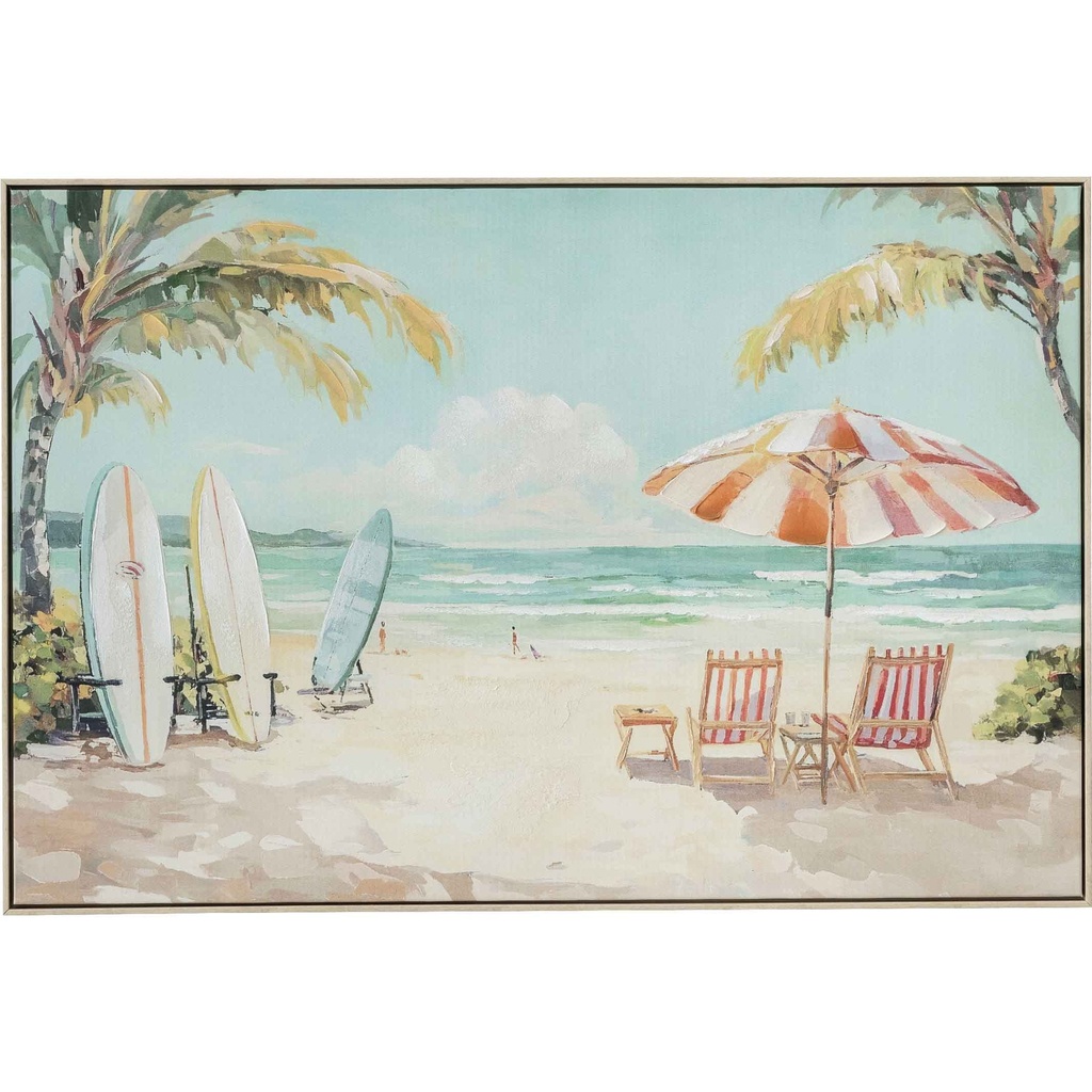 CUADRO J2-P8275N-2C# 120X80CM MARCO GB056-2312# BLANCO/MADERA