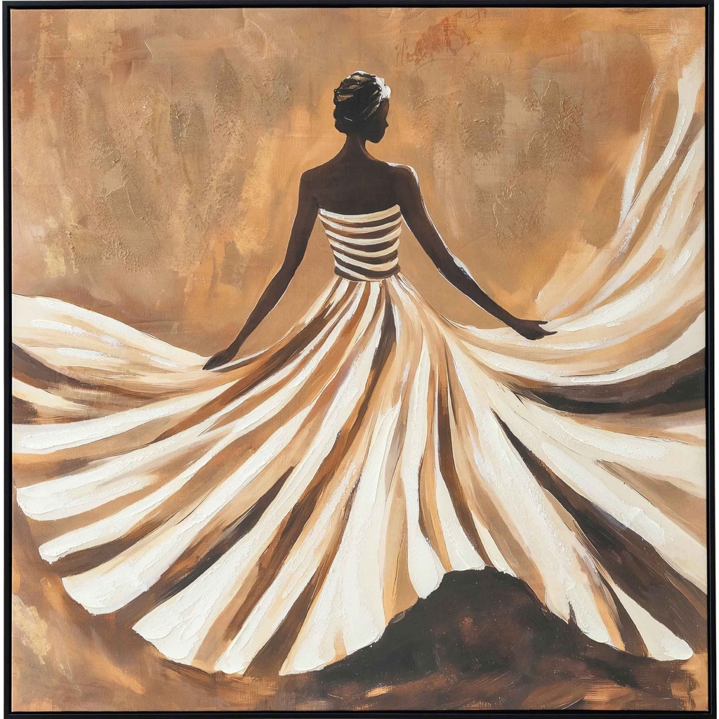 CUADRO J2-P8080N-1# 100X100CM MARCO GB056-011# NEGRO