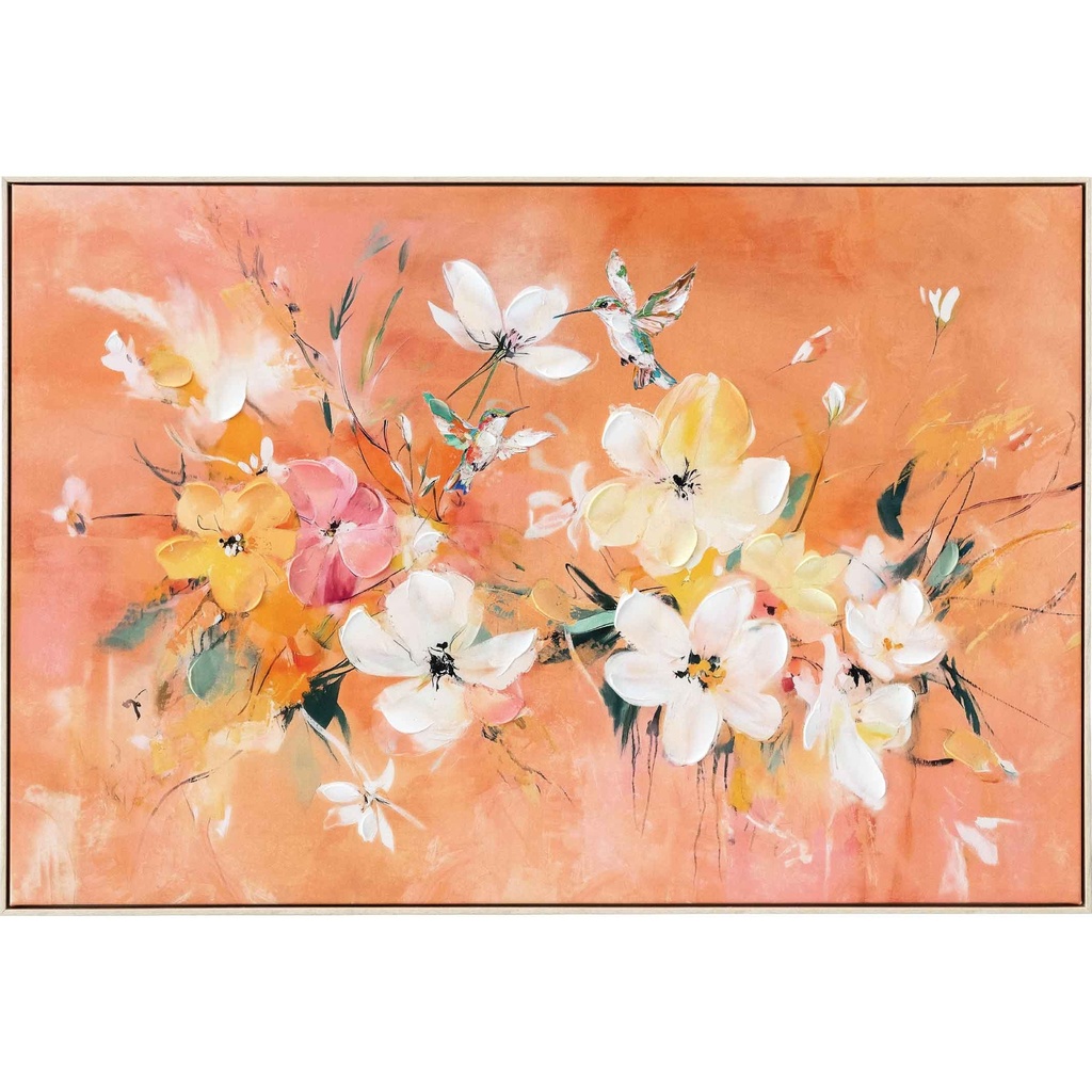 CUADRO K-P8183N-2C# 120X80CM MARCO GB056-2312# BLANCO/MADERA