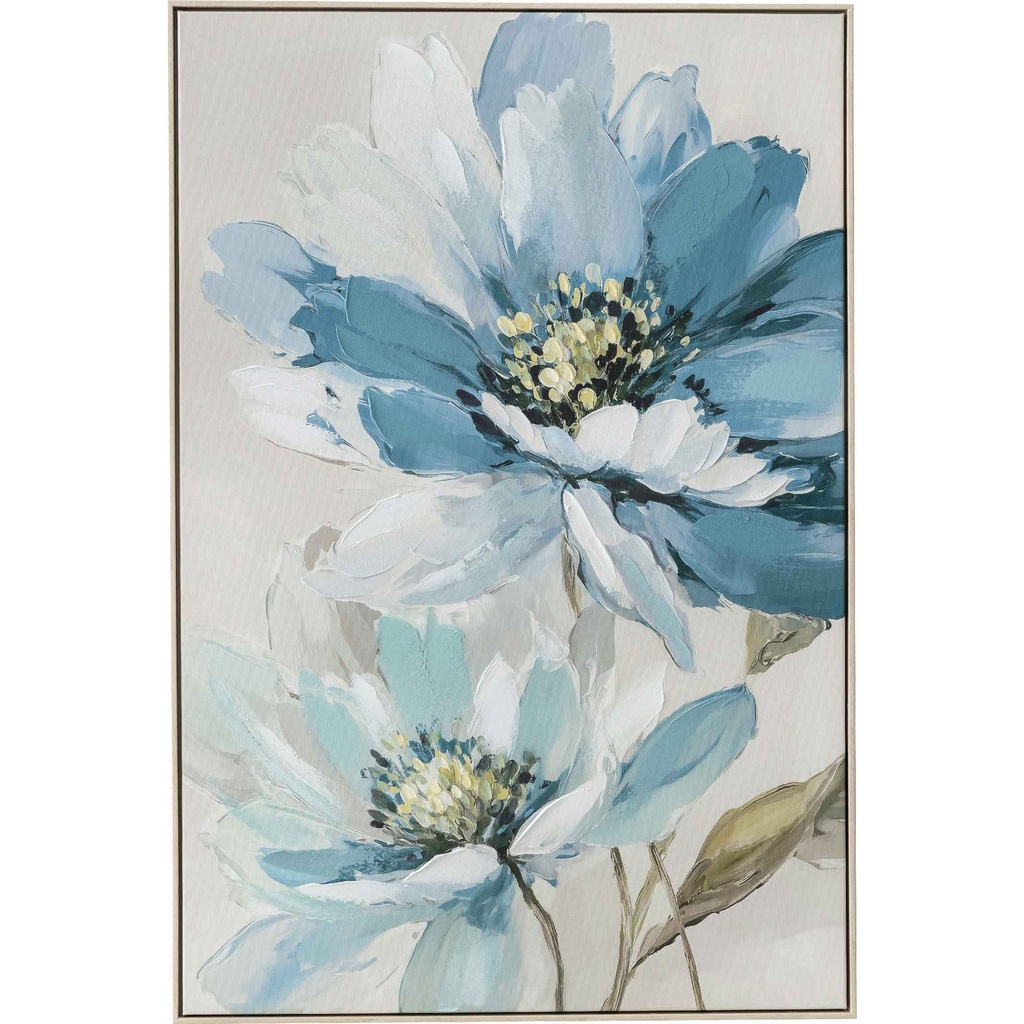 CUADRO V-P9346N-3# 80X120CM MARCO GB056-2312# BLANCO/MADERA