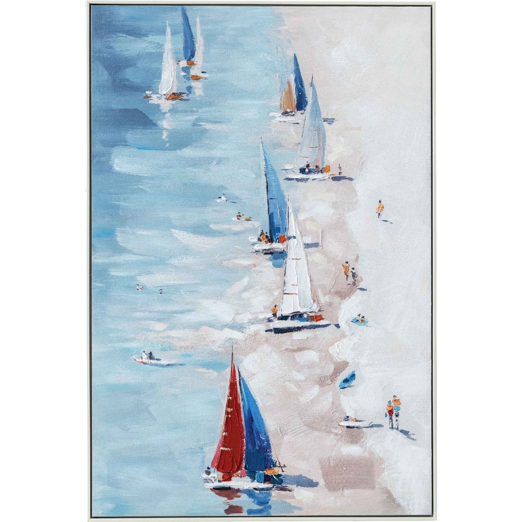 CUADRO W-3B37293-1# 80X120CM MARCO GB056-864# BLANCO