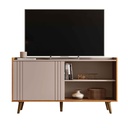 GABINETE P/TV AUSTIN# 1005142# 795# GRIS-CANELA# TV MAX 55" 136X36X70CM 	 