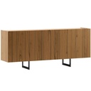 BUFETERO LUNA# 12023# 951# CINAMOMO /PRETO# 180X40X76CM